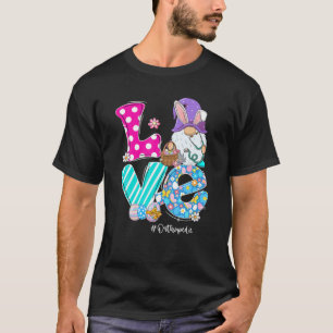 Stethoscope Gnome Orthopedic Nurse Funny Easter Da T-Shirt