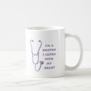 Stethoscope Heart doctor Coffee Mug