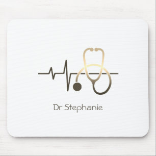 Stethoscope Heartbeat Medical Mouse Pad