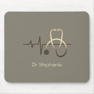 Stethoscope Heartbeat Medical Mouse Pad