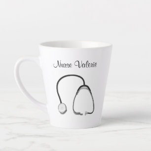 Stethoscope Infirmières Médecins Latte Mug