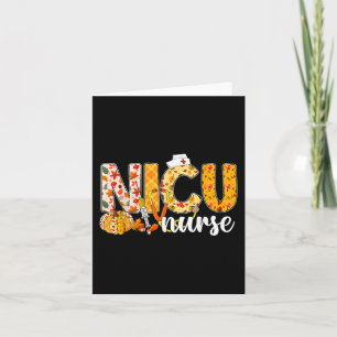 Stethoscope NICU Nurse Fall Yall Autumn Funny Than Card