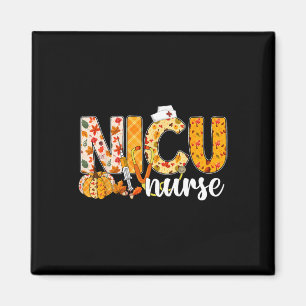 Stethoscope NICU Nurse Fall Yall Autumn Leaves Tha Magnet