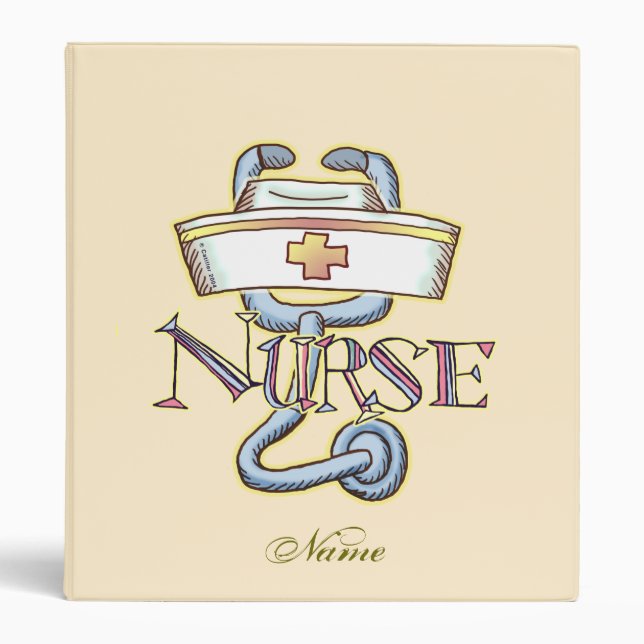 Stethoscope nurse  binder (Front)
