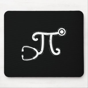 Stethoscope Pi Day Cool Math Symbols Registered Nu Mouse Pad
