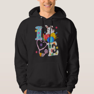 Stethoscope S Crub L Ife Nurse Bunny Easter Day Ou Hoodie