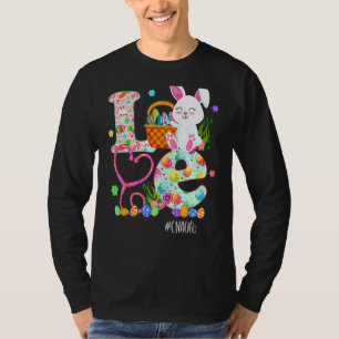 Stethoscope Scrub Cna Nurse Life Easter Day Cute B T-Shirt