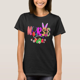 Stethoscope Scrub Cna Nurse Life Easter Day Cute B T-Shirt