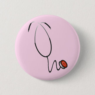 Stethoscope Tshirts and Gifts 2 Inch Round Button