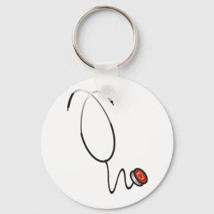 Stethoscope Tshirts and Gifts Keychain