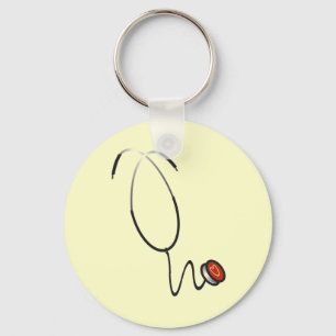 Stethoscope Tshirts and Gifts Keychain