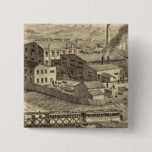 Steubenville Foundry and Machine Works 2 Inch Square Button