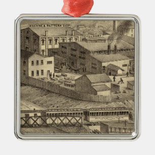 Steubenville Foundry and Machine Works Metal Ornament