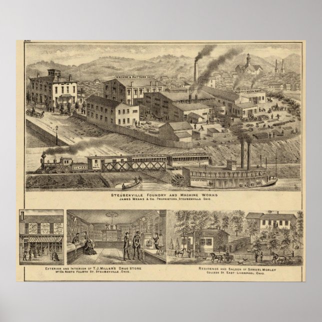 Steubenville Foundry and Machine Works Poster (Front)