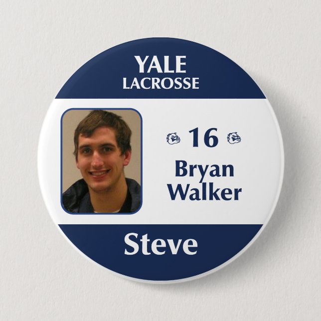 Steve - Bryan Walker 3 Inch Round Button (Front)