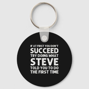 Steve Gift Name D Birthday Funny Christ  Keychain