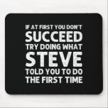 Steve Gift Name D Birthday Funny Christ  Mouse Pad<br><div class="desc">Steve Gift Name D Birthday Funny Christ</div>