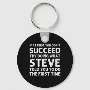 Steve Gift Name D Birthday Funny Christ T Shirt  Keychain