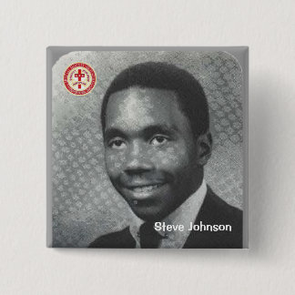 Steve Johnson 2 Inch Square Button