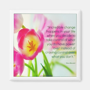 Steve Maraboli Quote About "Change" Magnet