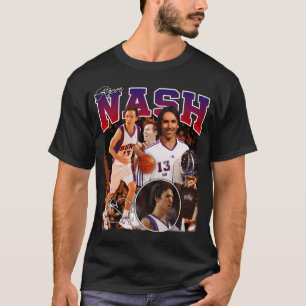 Steve Nash Phoenix Basketball Legend Mvp  Signatur T-Shirt