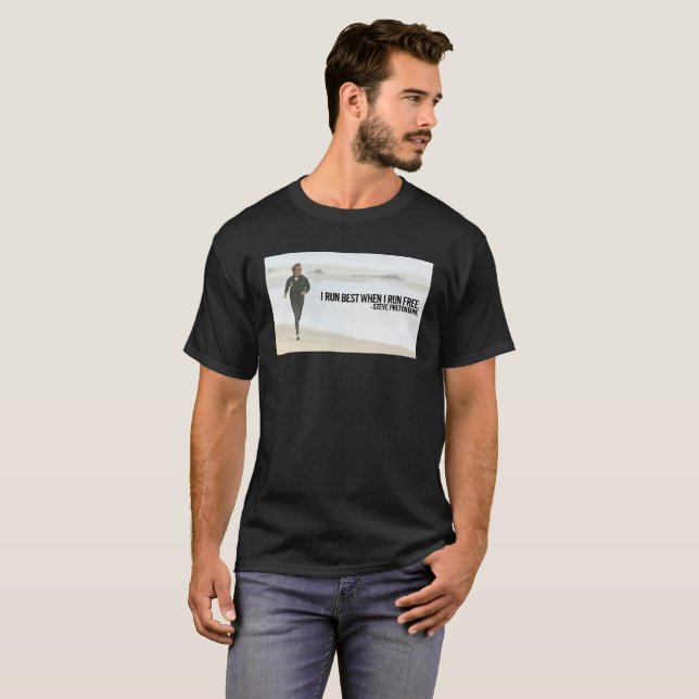 Steve Prefontaine Quotes T-Shirt (Front Full)