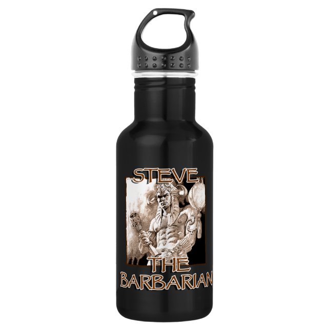 Steve The Barbarian 532 Ml Water Bottle (Front)