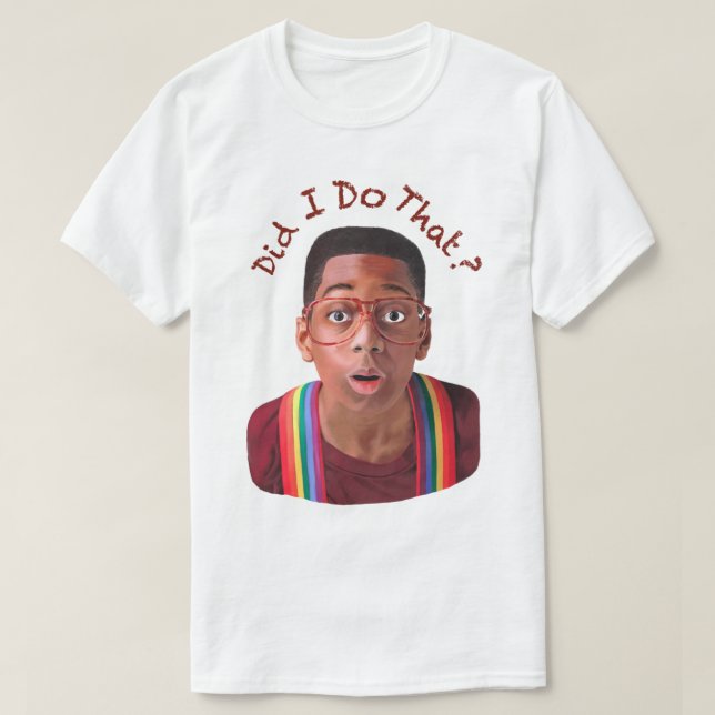 Steve Urkel ~Did I do that   T-Shirt (Design Front)