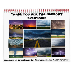 Steven Coy Photographie Calendrier 2017