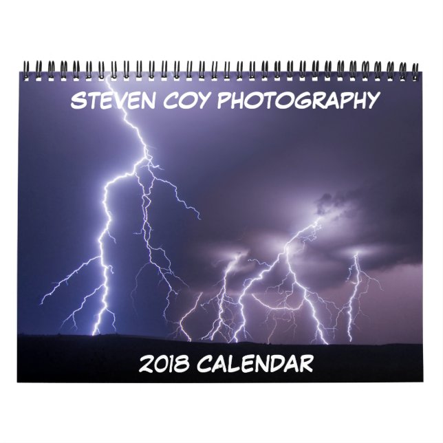 Steven Coy Photography 2018 Calendar (Cover)