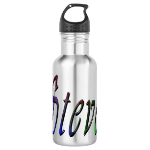 Steven. Name, Logo, Reusable Water Bottle