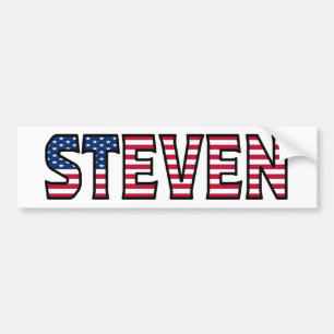 Steven Nom Vorname USA Aufkleber Sticker Auto