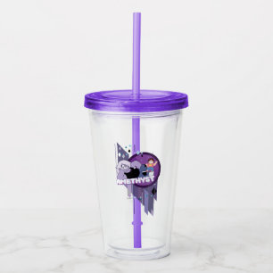 Steven Universe Amethyst Character Graphic Acrylic Tumbler