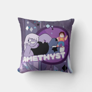 Steven Universe Amethyst Character Graphic Throw Pillow