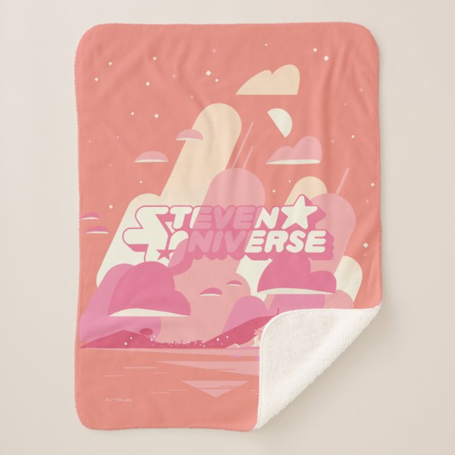 Steven Universe | Beach City Sherpa Blanket (Front)