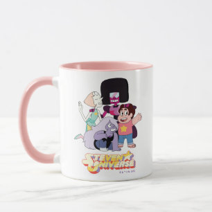 Steven Universe   Crystal Gem Group Huddle Mug