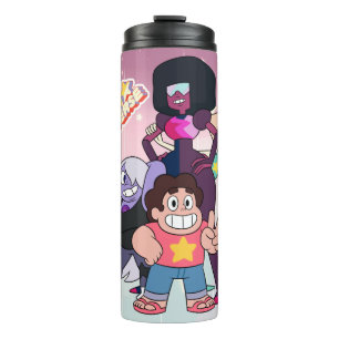 Steven Universe   Crystal Gem Group Pose Thermal Tumbler