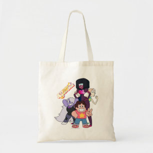 Steven Universe   Crystal Gem Group Pose Tote Bag