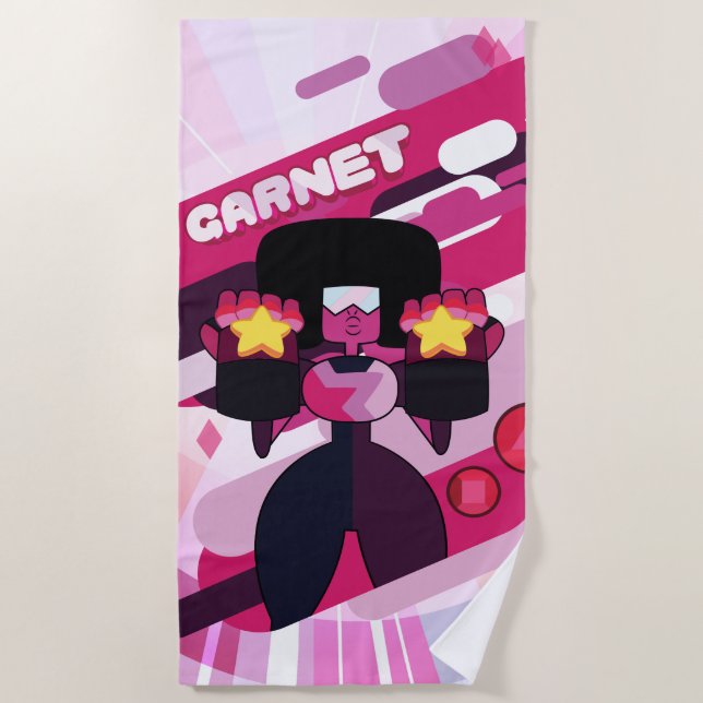 Steven Universe | Garnet Character Graphic Beach Towel (Front)