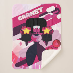 Steven Universe   Garnet Character Graphic Sherpa Blanket