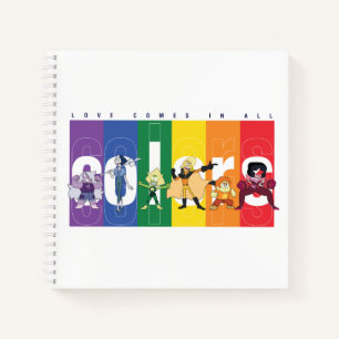 Steven Universe - Love Comes In All Colours Notebook