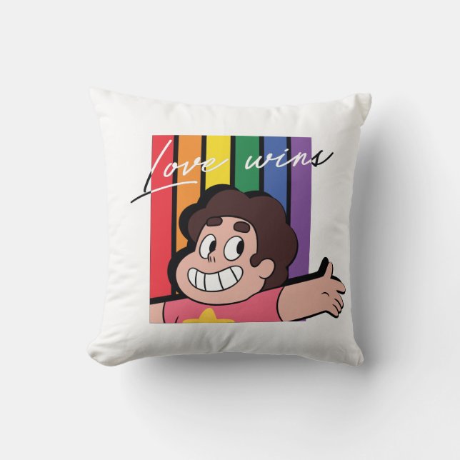 Steven Universe - Love Wins Throw Pillow (Front)