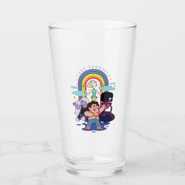 Steven Universe - Love Yourself Glass (Front)