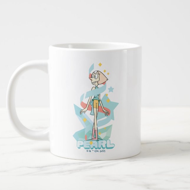 Steven Universe | Pearl Character Graphic Large Coffee Mug (Left)