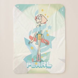 Steven Universe   Pearl Character Graphic Sherpa Blanket