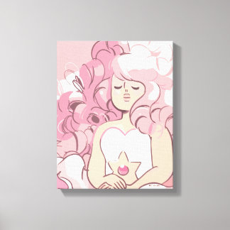 Steven Universe | Rose Quartz Illustration Canvas Print