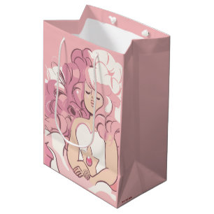 Steven Universe Rose Quartz Illustration Medium Gift Bag