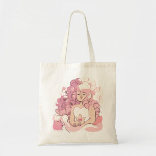 Steven Universe   Rose Quartz Illustration Tote Bag