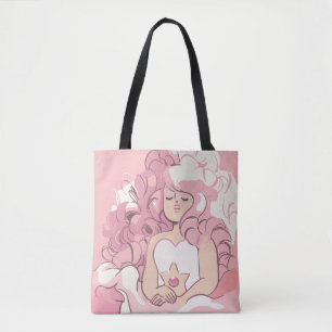 Steven Universe Rose Quartz Illustration Tote Bag