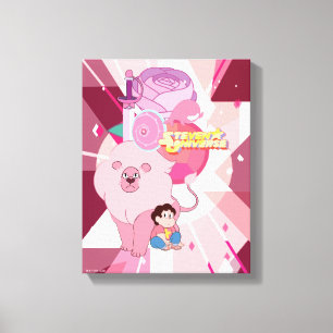 Steven Universe   Rose Quartz Legacy Canvas Print